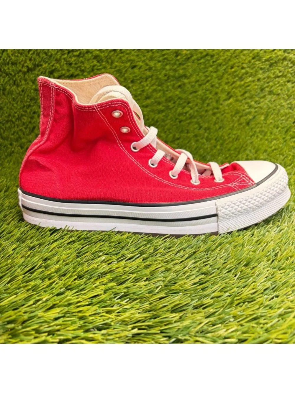 Converse Chuck Taylor All Star EVA Boys Size 6.5Y Red Athletic Shoes Sneakers